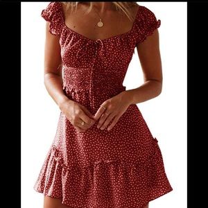 Ruffle Sleeve Dress